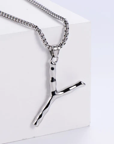 3D 26 English Letter Pendant Neckla - 1