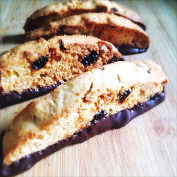 Chocolate Dipped Biscotti