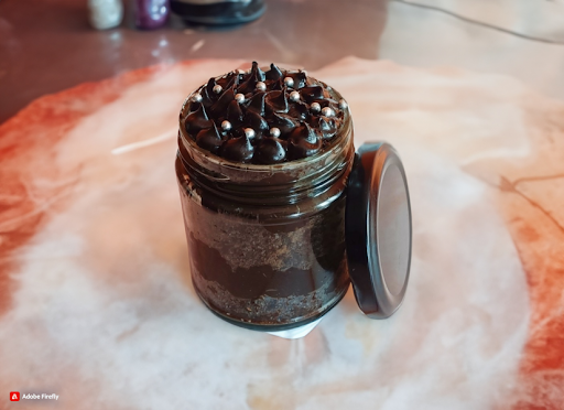 Truffle Cake Jar Cake