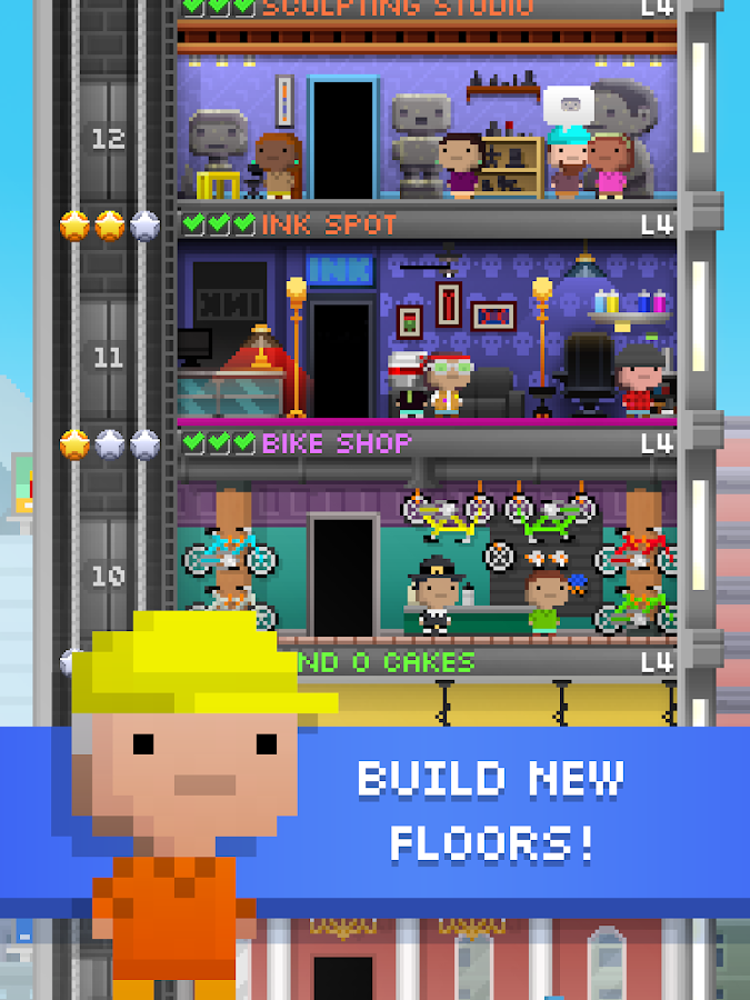   Tiny Tower- 스크린샷 