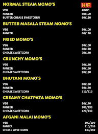 Momos Bhandar menu 1