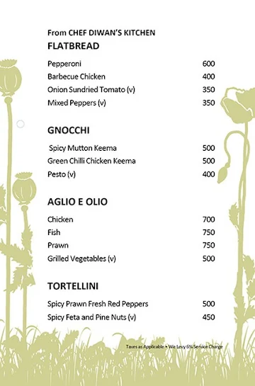 Afeem menu 