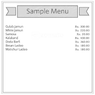 New Bikaner Sweets menu 1