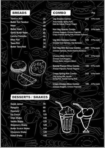 The Foodie Express menu 