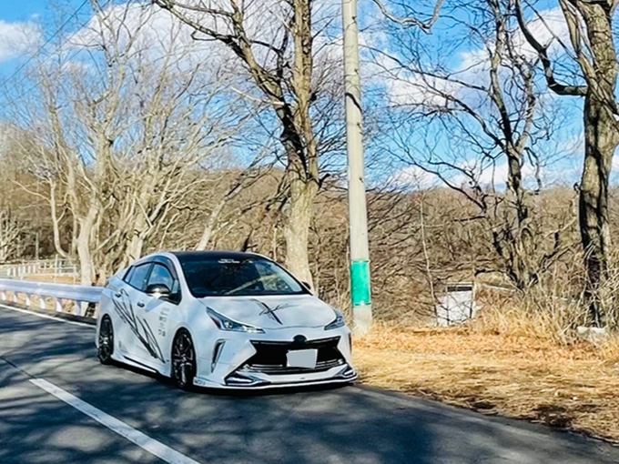 プリウスのいつもイイネ&コメントありがとうございます🙇‍♂️・浅間山付近・クリスマス・カウントダウンに関するカスタム事例の投稿画像2枚目