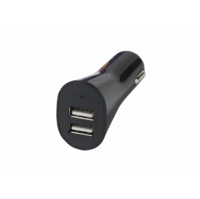 Black Dual 2.4amp Car Charger