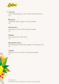 The Yellow Chilli menu 1