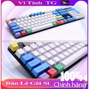 Keycap Xuyên Led Nhiều Màu 1 Bộ 104 Phím Dùng Cho Bàn Phím Cơ - Vi Tính Tg