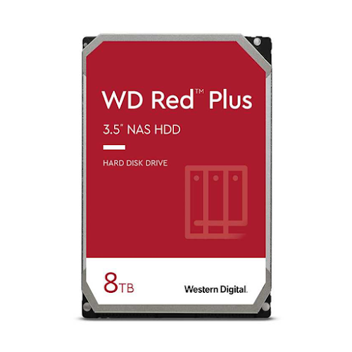 Ổ cứng HDD WD Red Plus 8TB 3.5 SATA III 128MB Cache 5640RPM (WD80EFZZ)