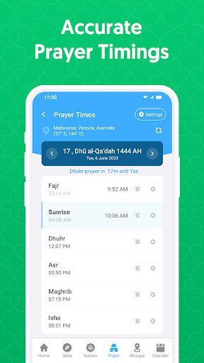 Screenshot Qibla Compass: Qibla Direction