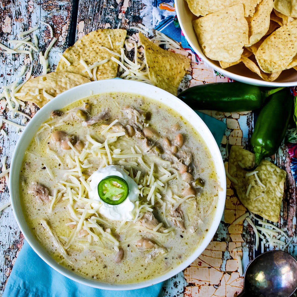 White Chicken Chili Recipe - Add a Pinch