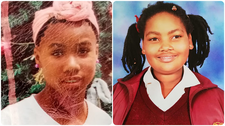 Police have appealed for any information to help them in their search for two 14-year-old girls - Leverne September, left, and Amina Mbulo, right - who have gone missing from their homes in Missionvale.