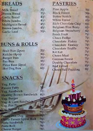 Ojas Bakers & Confectioners menu 1