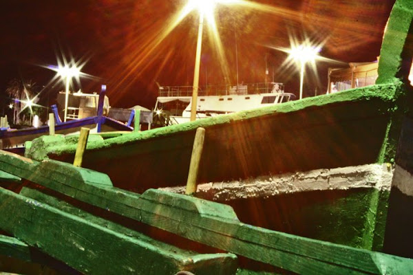 Notturna al porto di Aci Castello di spelafili