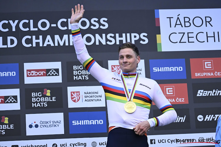 📷 Mathieu van der Poel denkt nog niet aan koersen en leeft zich opnieuw uit in goed gezelschap