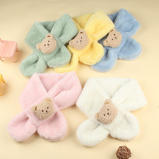 Title 2, Cartoon Bear Plush Thickened Boys And Girls Sca...
