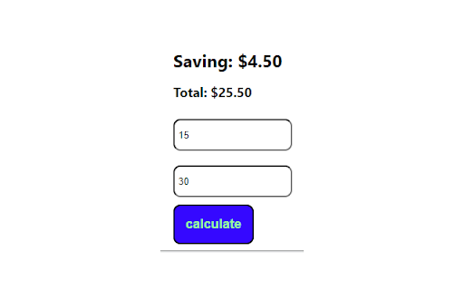 Discount Calc