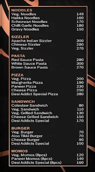 Desi Addicts menu 2