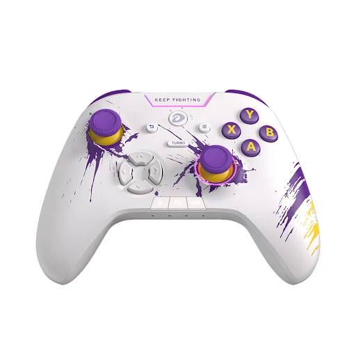 Tay cầm chơi game DAREU H105 White-purple