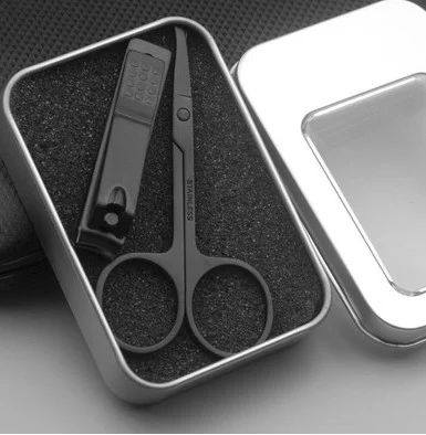 Mannen neushaartrimmer Roestvrijstalen kleine schaar Precisie en veilige knipbeurt Verwijder ongewenst gezichtshaar gemakkelijk Verzorgingsaccessoire