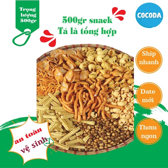 500Gr Snack Tá Lả Hương Béo (Cocoda)