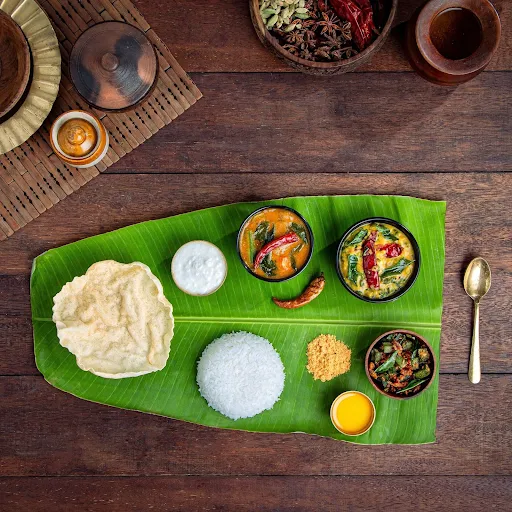 Tamil Veg Sappadu Meals For 2