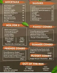 Boxo Burger menu 3
