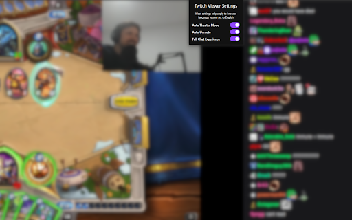 Twitch Viewer Settings