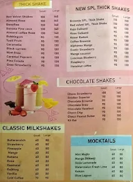 Shakes' Bond menu 2