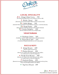 Orkoss Restaurant & Lounge Bar menu 7