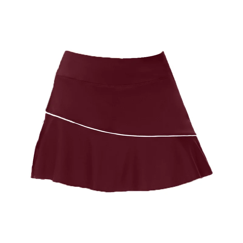 Pantaloni da tennis antiriflesso europei e americani gonna fitness, per comfort e prestazioni ottimali durante allenamenti e partite.