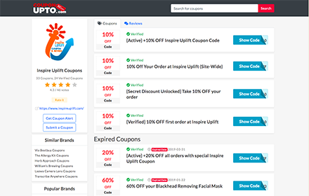 Inspire Uplift Coupons & Reviews Preview image 0