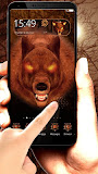 3D Wild Wolf Mobile Theme