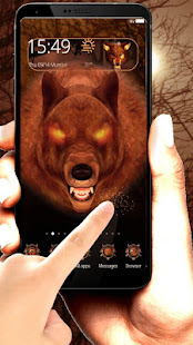3D Wild Wolf Mobile Theme(圖1)-速報App