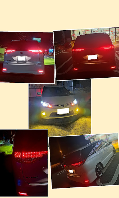 エスティマの50エスティマ・LEDテール・ワンオフテール・爆光LEDテールに関するカスタム事例の投稿画像1枚目