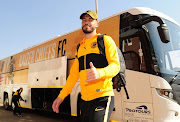 Daniel Cardoso of Kaizer Chiefs arrives before the Absa Premiership 2019/20 football match between Highlands Park and Kaizer Chiefs at Makhulong Stadium in Tembisa on 4 August 2019.