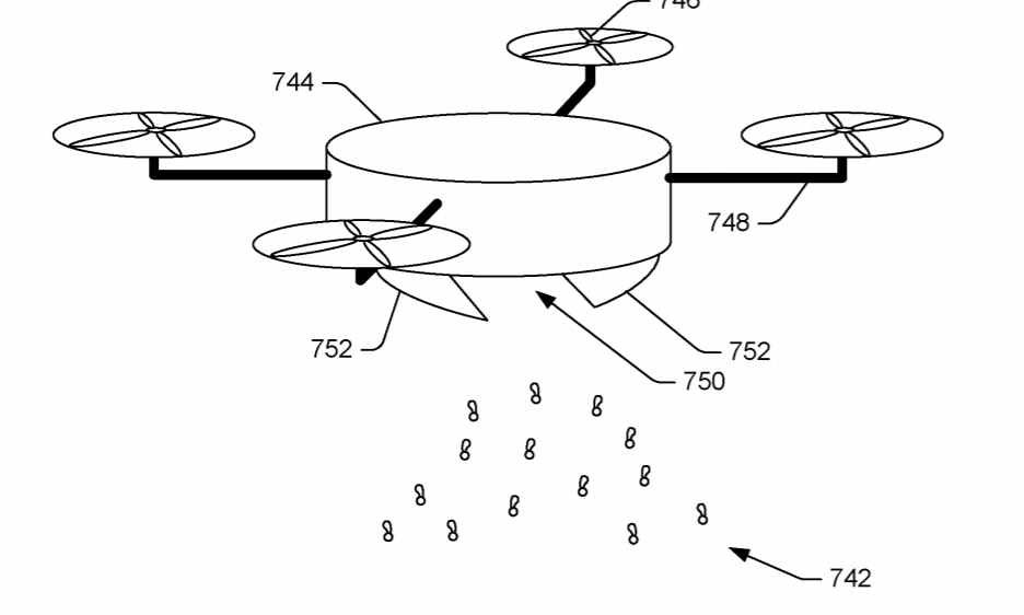 Amazon navigation beacon drone