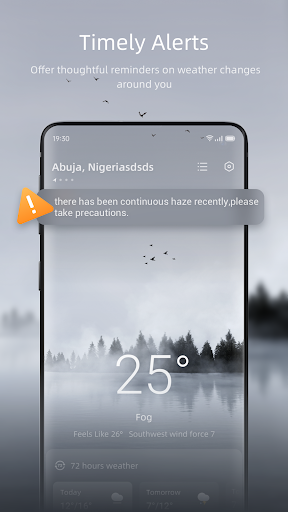 Screenshot Daily Weather