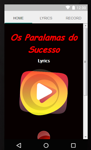 Letras Os Paralamas do Sucesso