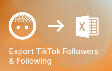 TikFollow - Export TikTok Follower/Following small promo image