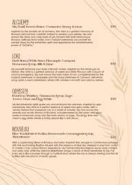 House of Boho menu 3