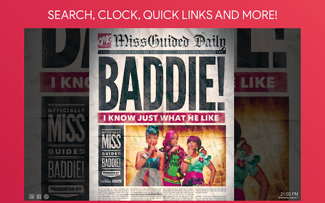 Baddie Wallpaper HD Custom New Tab