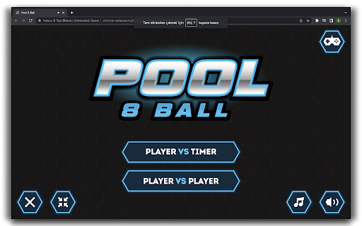 Pool 8 Ball Billiards - HTML5 Game