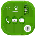 Green Leaf Go Locker Theme Apk