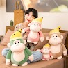 Gấu Bông Khỉ Kingkong Đội Nón Chuối Dễ Thương Siêu Mềm Mịn (25Cm - - - >60Cm) Vải Miniso Mềm Mịn, An Toàn, Hàng Xịn Loại 1 (Tặng Kèm 1 Ví Da 12 Ngăn Đựng Thẻ Atm, Cccd)