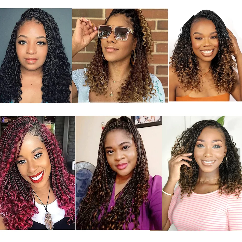 Chemische Vezel Haar Drie-strengs Afrikaanse Vlecht Crochet Haar, Ziet er Natuurlijk Uit, Gemakkelijk te Installeren, Langdurige Stijl
