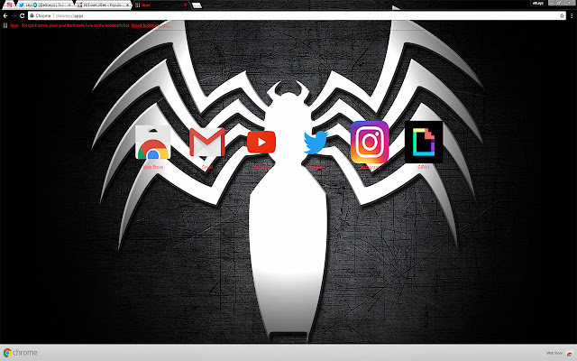 Venom Symbol | Wallpaper THEME HD CHROME 2018 chrome extension