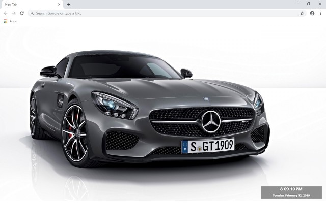 Mercedes Full HD Custom New Tab