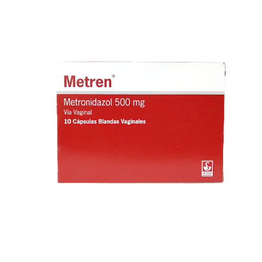 Metronidazol Metren 500Mg X 10 Óvulo Vaginal Siegfried 500mg x 10 Óvulo Vaginal