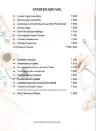 Orale Sky Bar menu 2